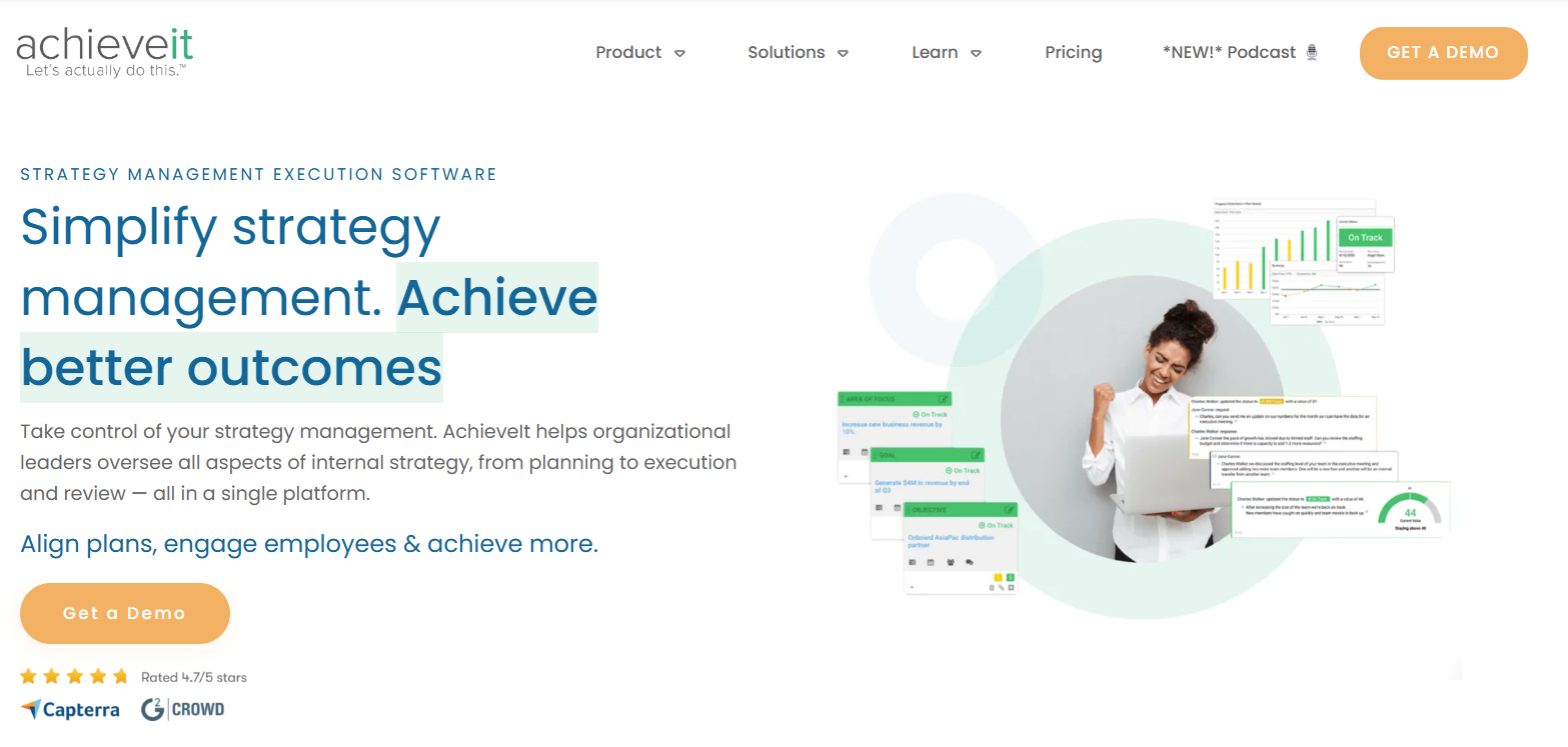 Achieveit home page
