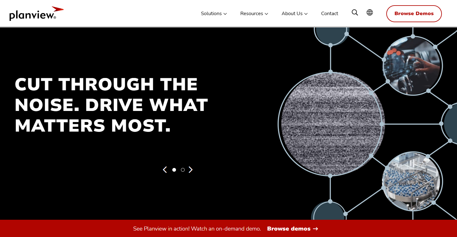 Planview home page
