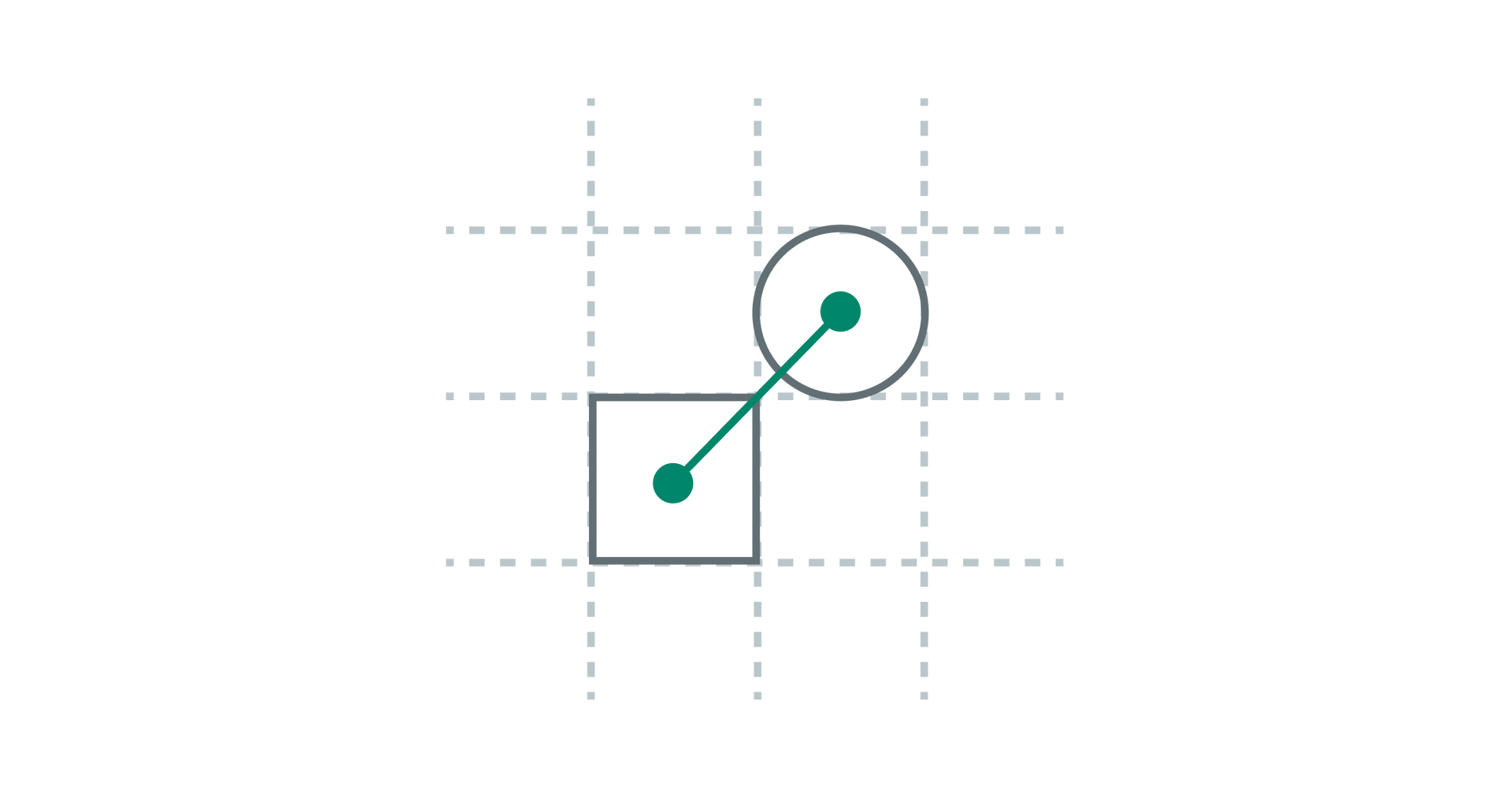 a circle and square representing the strategic planning process