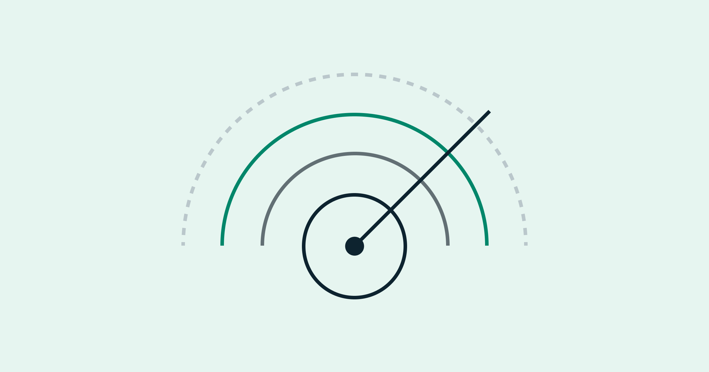 an illustration resembling a cronometer for an article on what are kpis